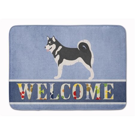 Carolines Treasures Carolines Treasures BB8324RUG Alaskan Malamute Welcome Machine Washable Memory Foam Mat BB8324RUG